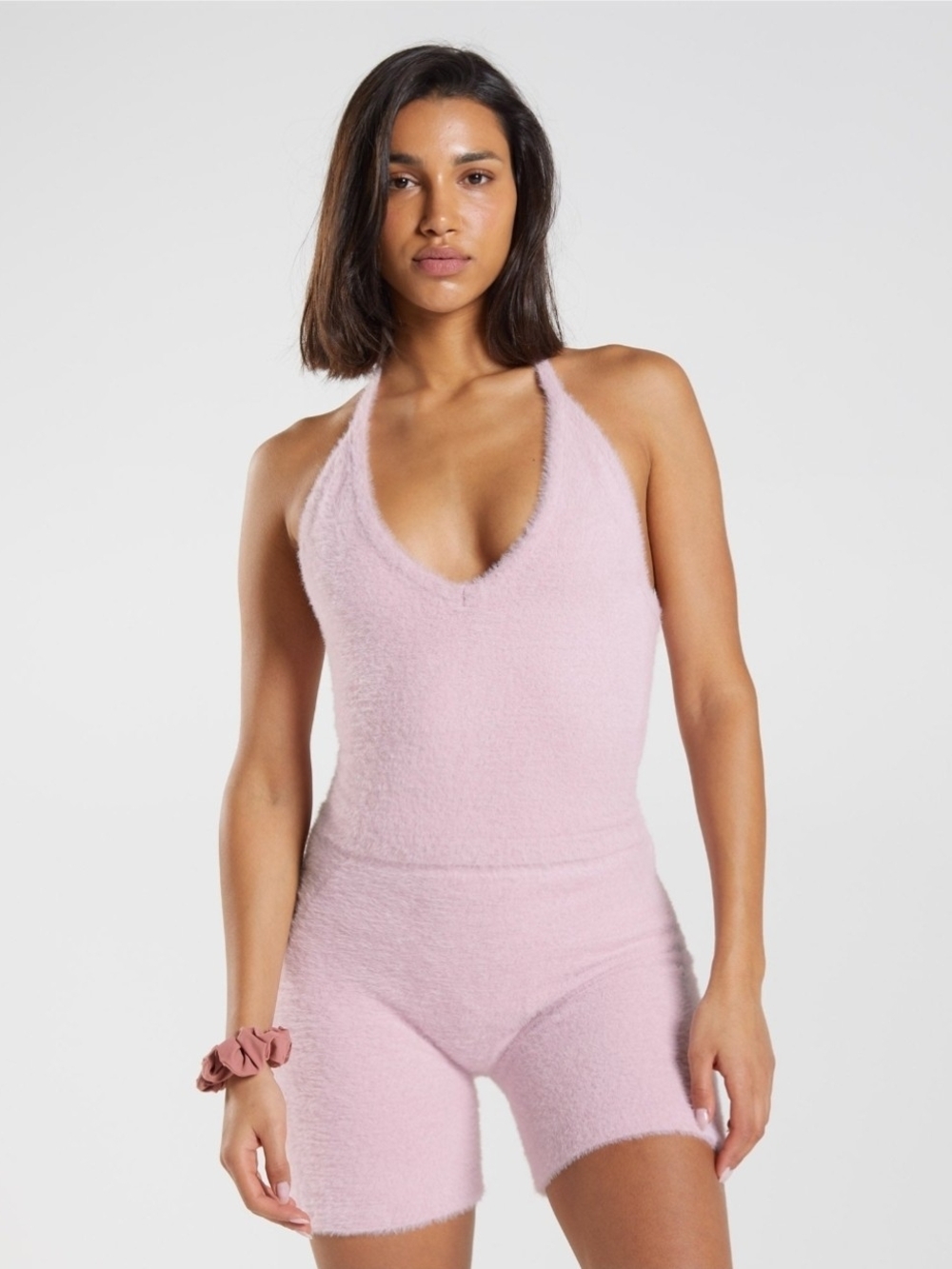 Gymshark x Whitney Simmons Soft Halter Tank Top in Light Pink